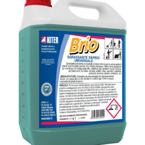 BRIO LT 5 KITER Sgrassante polivalente concentrato senza risciacquo HACCP
