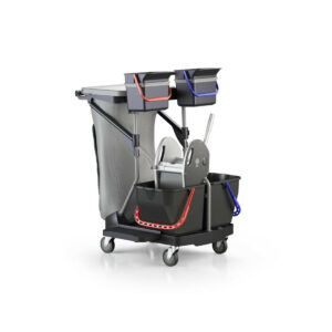 Carrello multifunzione Revolution black is green secchi 2x15 lt e 2x6 lt senza sacco e coperchio