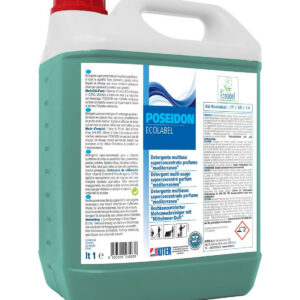 POSEIDON LT 5 KITER Detergente multiuso superconcentrato ECOLABEL pompetta dosatrice