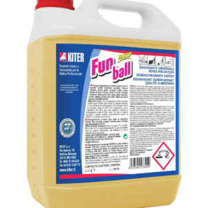 FUN BALL LT 5 KITER Sgrassante superattivo rapido HACCP senza risciacquo multiuso